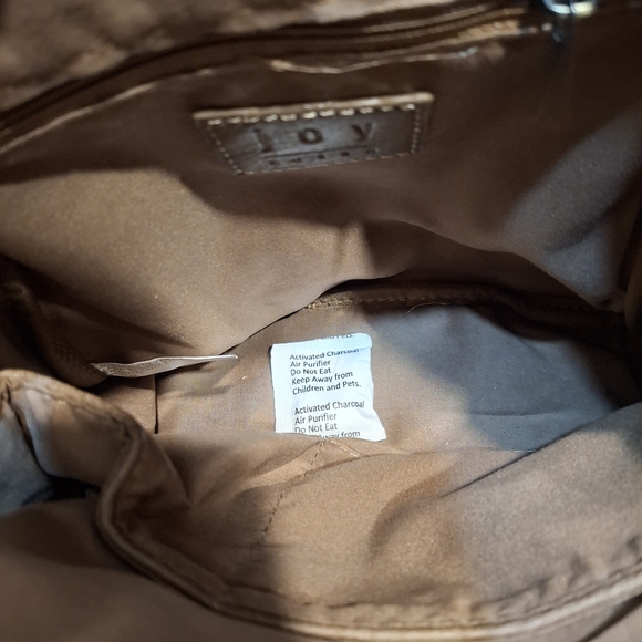 Joy Susan Brown Velvet mini backpack NWT - Picture 7 of 10